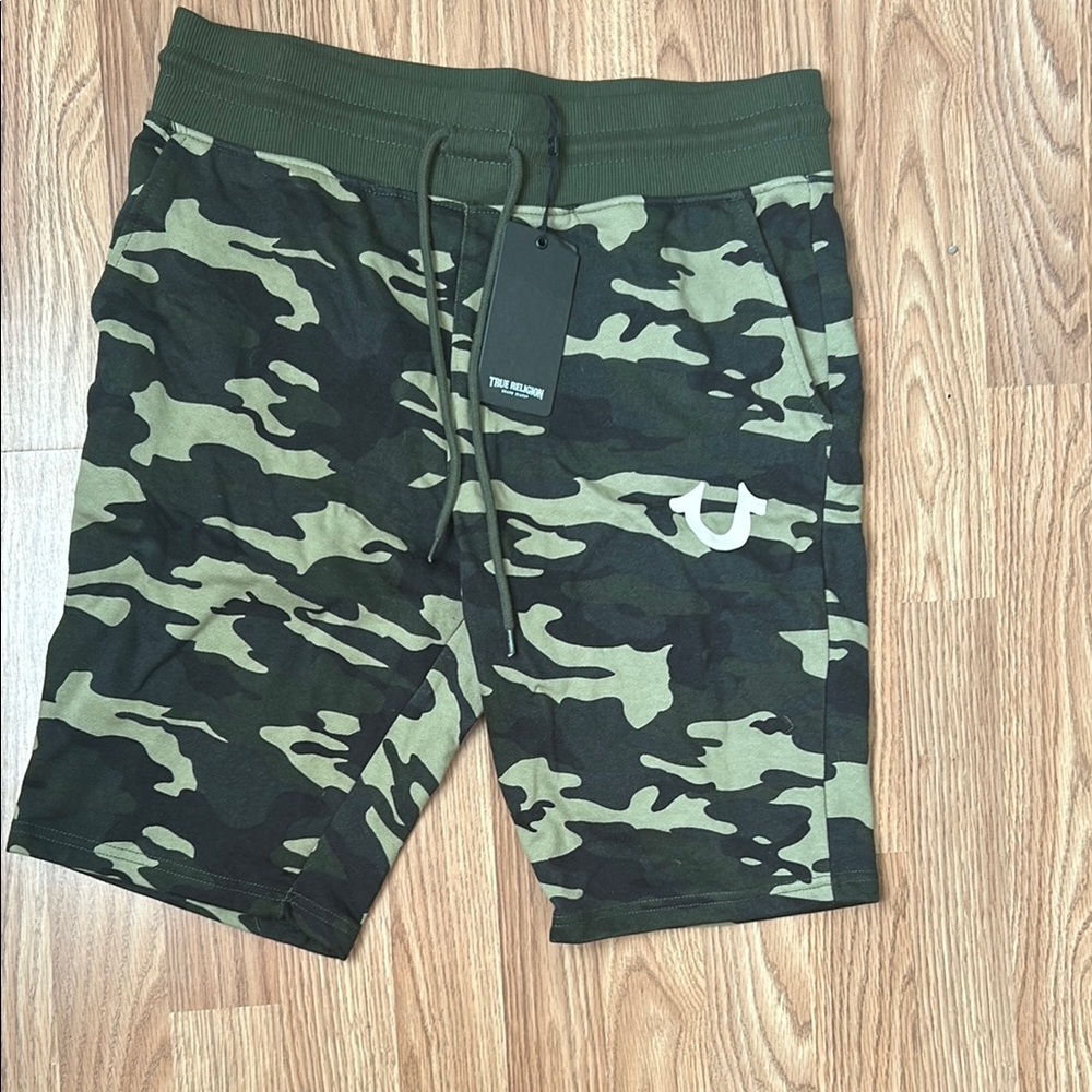 True Religion Men's Camouflage Shorts